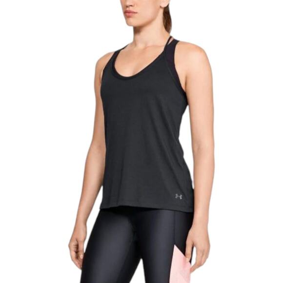 Under Armour Run Heat Gear Women's Dark Gray Tank Top Size Small - Picture 1 of 6